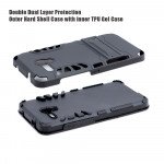 Wholesale LG G Stylo G4 Stylus LS770 Hard Shield Hybrid Case (Black)